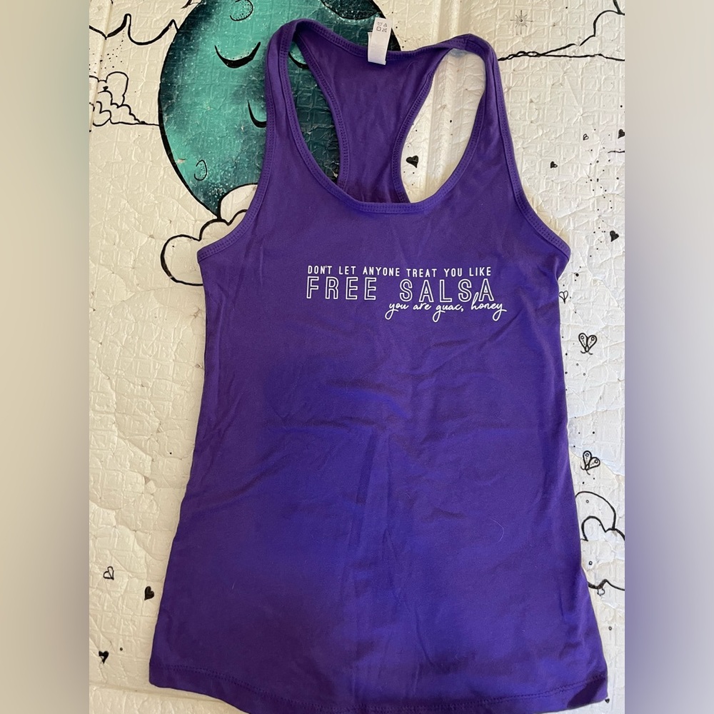 “Don’t let anyone treat you like free salsa” Graphic Tank.